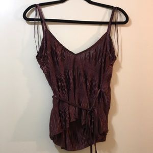 Wrap around spaghetti strap Top